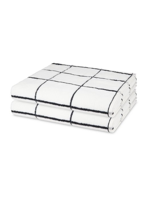 Handtuchset 2-teilig - Sensual Skin Karo