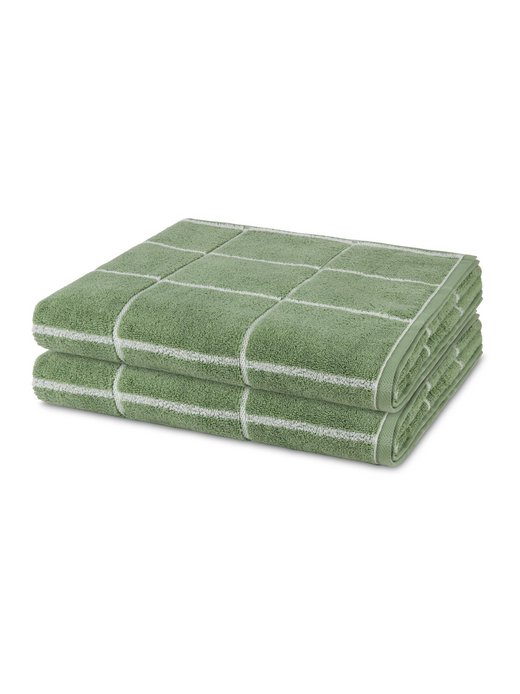 Handtuchset 2-teilig - Sensual Skin Karo