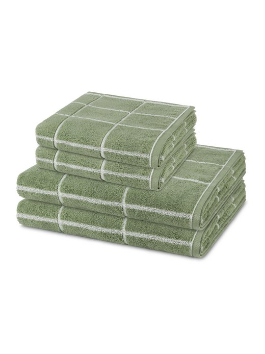 Handtuchset 2-teilig - Sensual Skin Karo