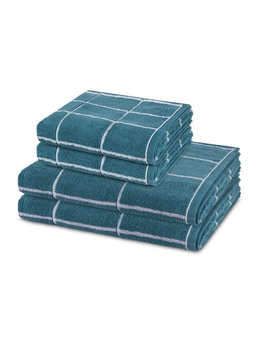 Handtuchset 2-teilig - Sensual Skin Karo