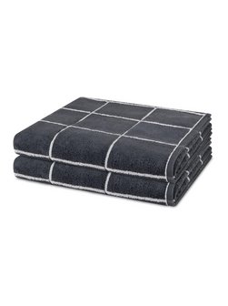 Handtuchset 2-teilig - Sensual Skin Karo