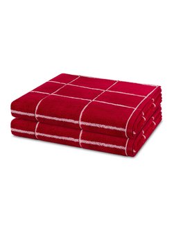 Handtuchset 2-teilig - Sensual Skin Karo