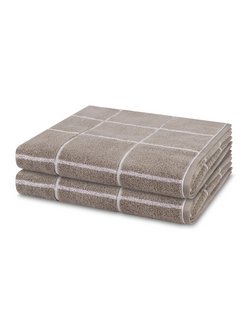 Handtuchset 2-teilig - Sensual Skin Karo