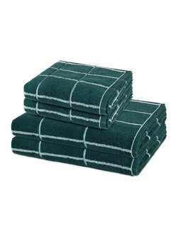 Handtuchset 2-teilig - Sensual Skin Karo