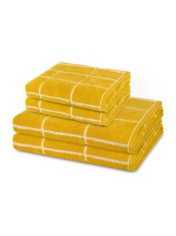 Handtuchset 2-teilig - Sensual Skin Karo