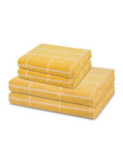 Handtuchset 2-teilig - Sensual Skin Karo