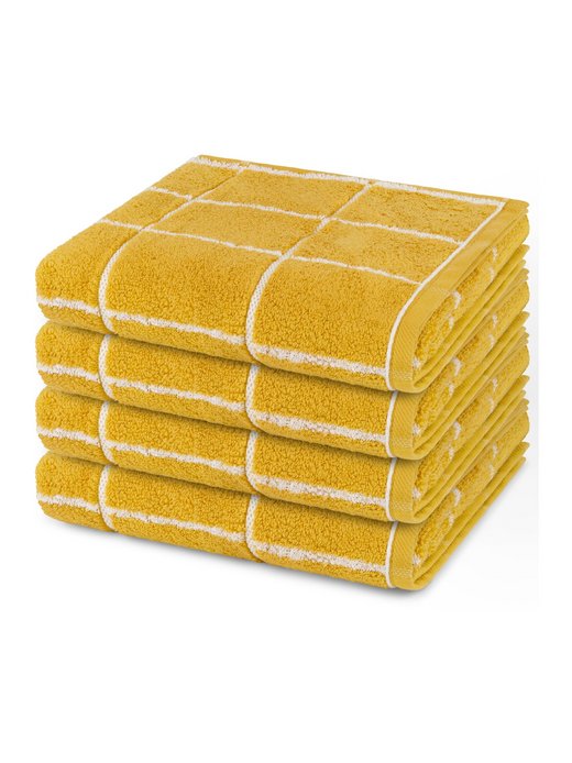 Handtuchset 4-teilig - Sensual Skin Karo