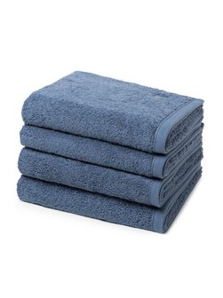 Artikelbild Handtuchset 4-teilig - Vita von Ross in blau uni