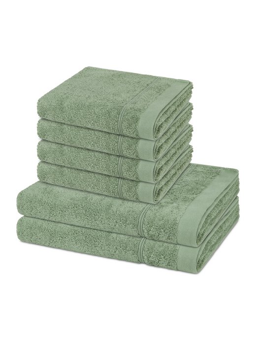 Handtuchset 6-teilig - Rubin