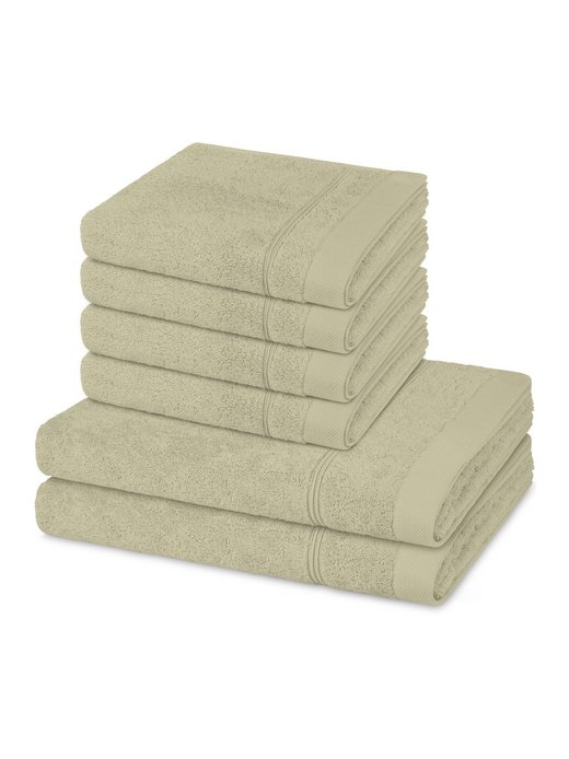 Handtuchset 6-teilig - Rubin