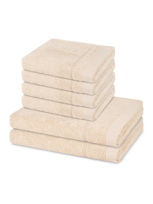 Handtuchset 6-teilig - Rubin