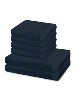 Handtuchset 6-teilig - Rubin