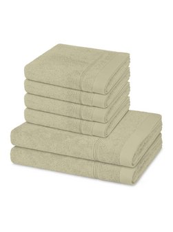 Handtuchset 6-teilig - Rubin