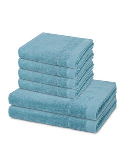 Handtuchset 6-teilig - Rubin