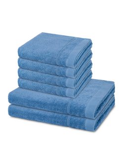 Handtuchset 6-teilig - Rubin