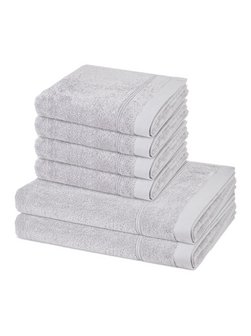 Handtuchset 6-teilig - Rubin