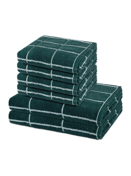 Handtuchset 6-teilig - Sensual Skin Karo