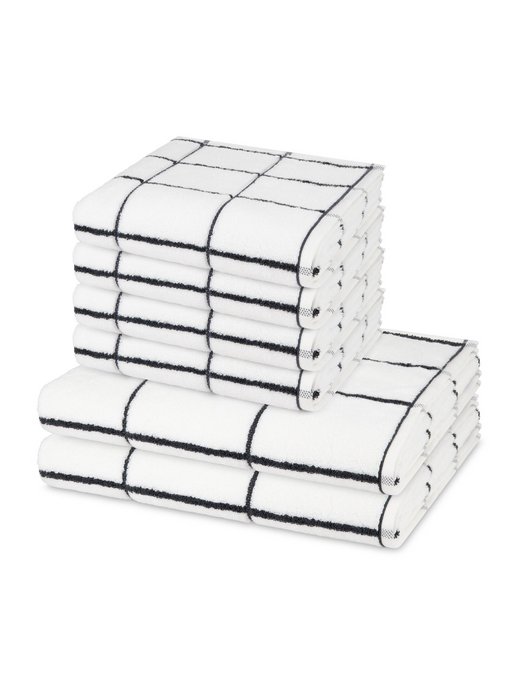 Handtuchset 6-teilig - Sensual Skin Karo