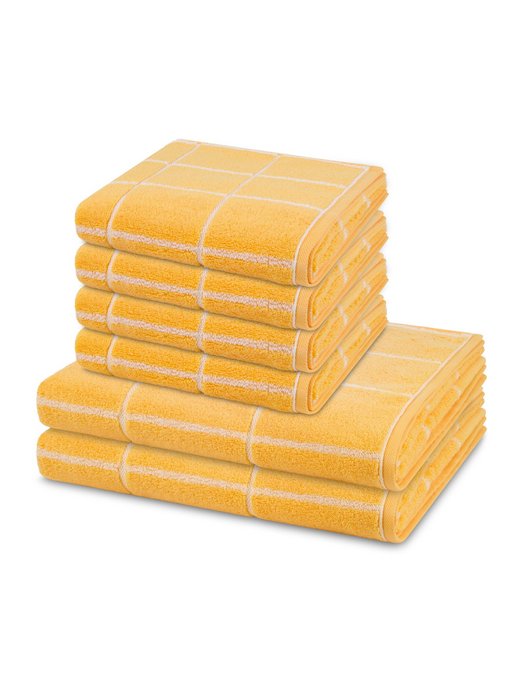 Handtuchset 6-teilig - Sensual Skin Karo