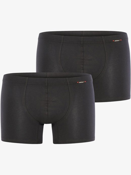 Herren 2-Pack Retroshorts  -  RED 1601