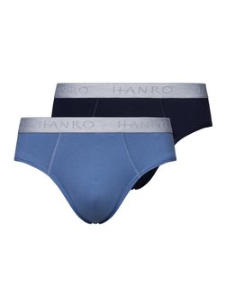 Artikelbild Herren 2er-Pack Slips  -  Cotton Essentials von Hanro in mehrfarbig uni