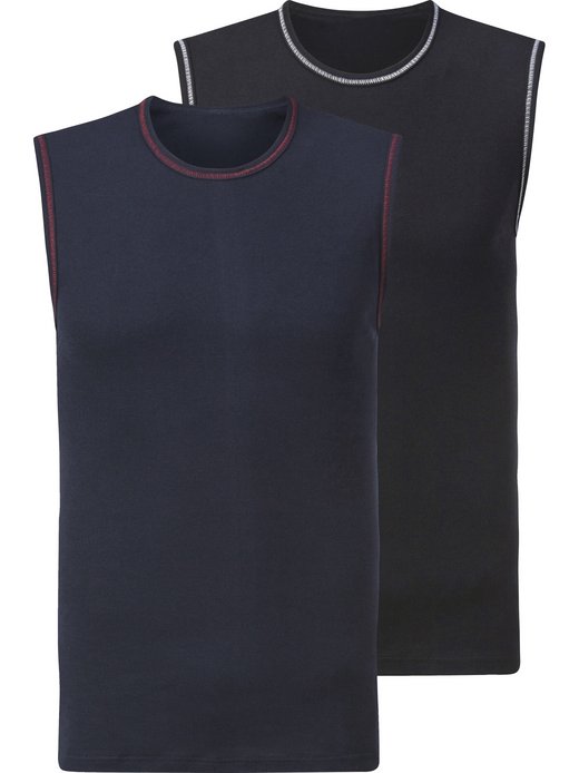 Herren 2er Pack Unterhemd - GELIANO