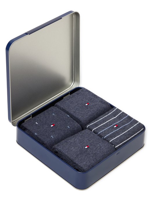 Herren 4er-Pack Socken Geschenkbox