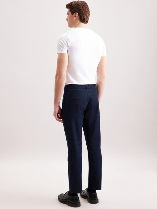 Herren 5-Pocket Denim - Uni