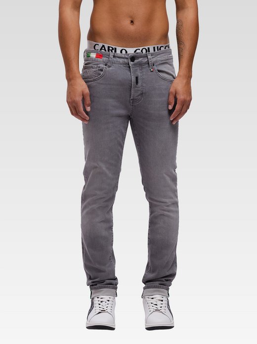 Herren 5-Pocket-Jeans  -  Cazzolla