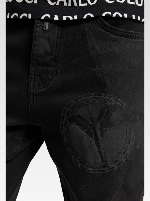 Herren 5-Pocket-Jeans  -  Cecchelin