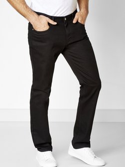 Artikelbild Herren 5-Pocket Jeans - Langley Regular Fit von Redpoint in schwarz uni