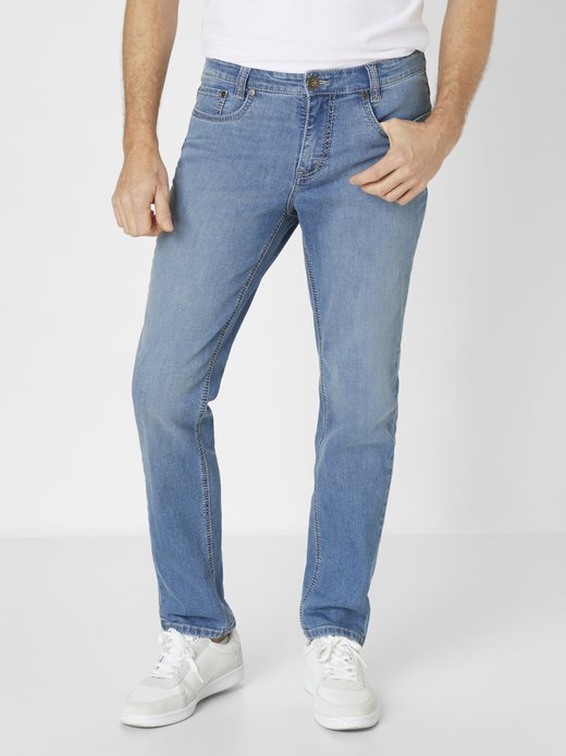 Herren 5-Pocket Jeans - PIPE Saddle Stitch Slim Fit