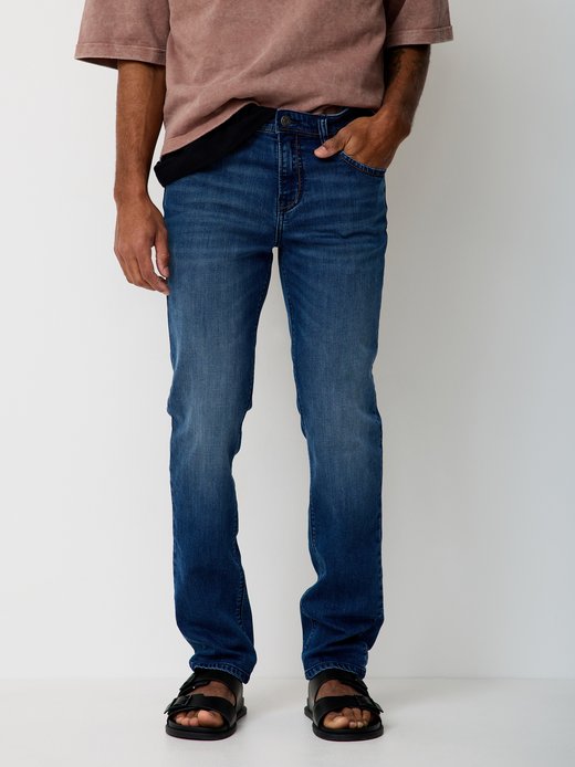 Herren 5-Pocket Jeans - PIPE Saddle Stitch Slim Fit