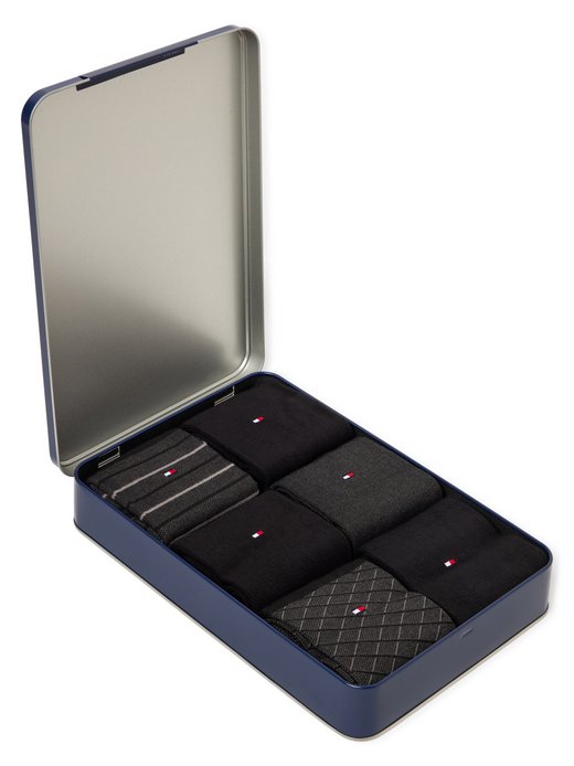 Herren 6er-Pack Socken Geschenkbox