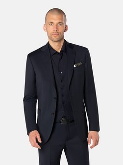Artikelbild Herren Anzug - ROMEO Nero von Benvenuto in blau uni