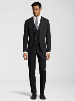 Artikelbild Herren Anzug - Slim-Fit von Steffen Klein in schwarz uni