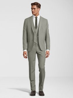 Artikelbild Herren Anzug - Slim-Fit von Steffen Klein in khaki uni