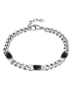 Artikelbild Herren Armband von True Rebels in silber uni