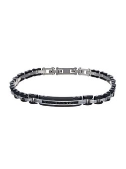 Artikelbild Herren Armband von Amen in silber uni