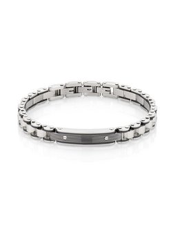 Artikelbild Herren Armband von Amen in silber uni