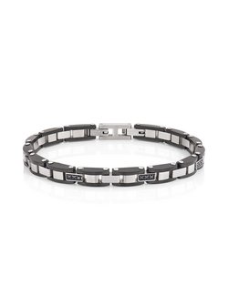 Artikelbild Herren Armband von Amen in silber uni