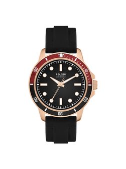 Herren Armbanduhr  -  Elegant Silicone