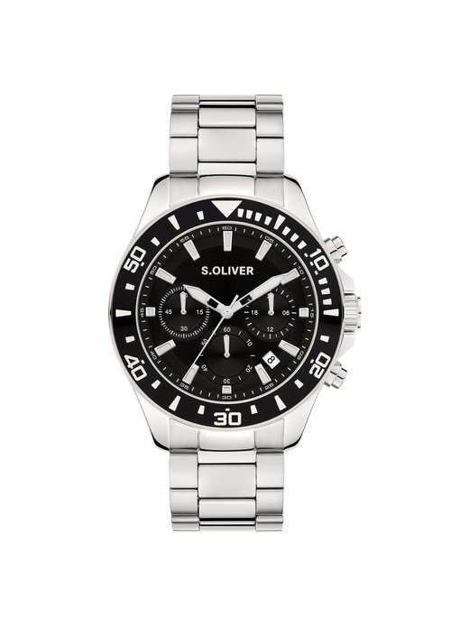 Herren Armbanduhr  -  Solid Chrono