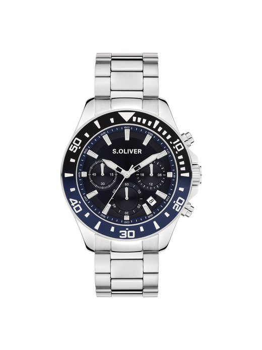 Herren Armbanduhr  -  Solid Chrono