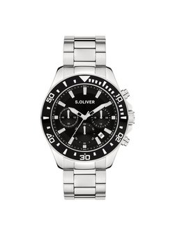 Herren Armbanduhr  -  Solid Chrono