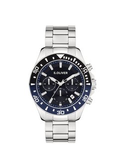 Herren Armbanduhr  -  Solid Chrono