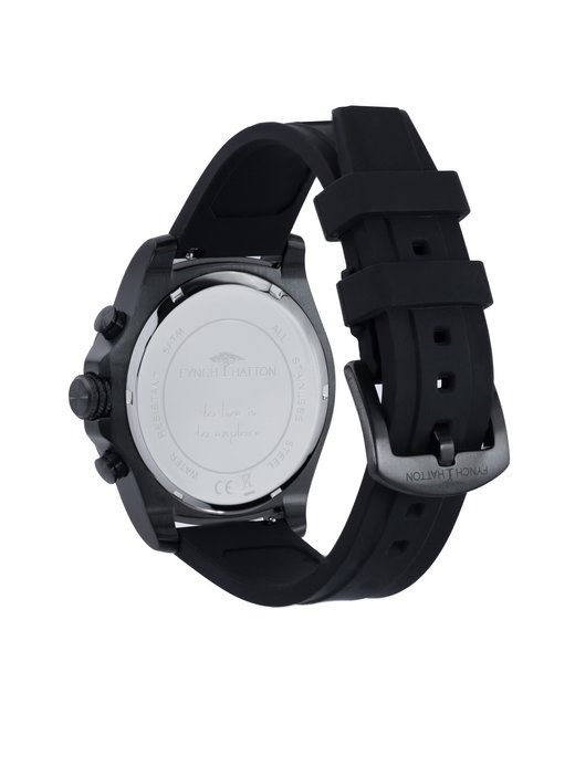 Herren Armbanduhr  -  The Black Chrono