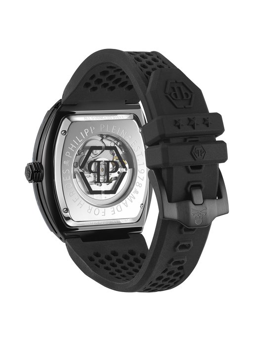Herren Armbanduhr  -  The Black $keleton