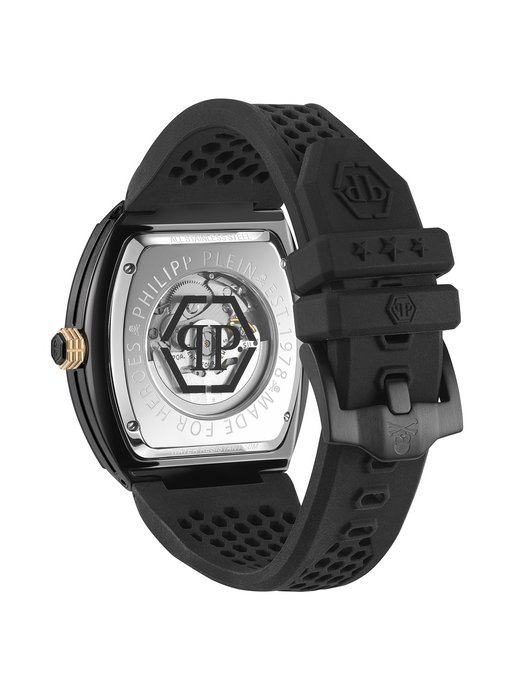 Herren Armbanduhr  -  The Black $keleton