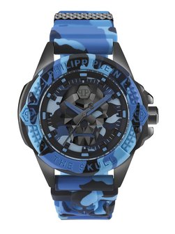 Herren Armbanduhr  -  The Blue Camouflage